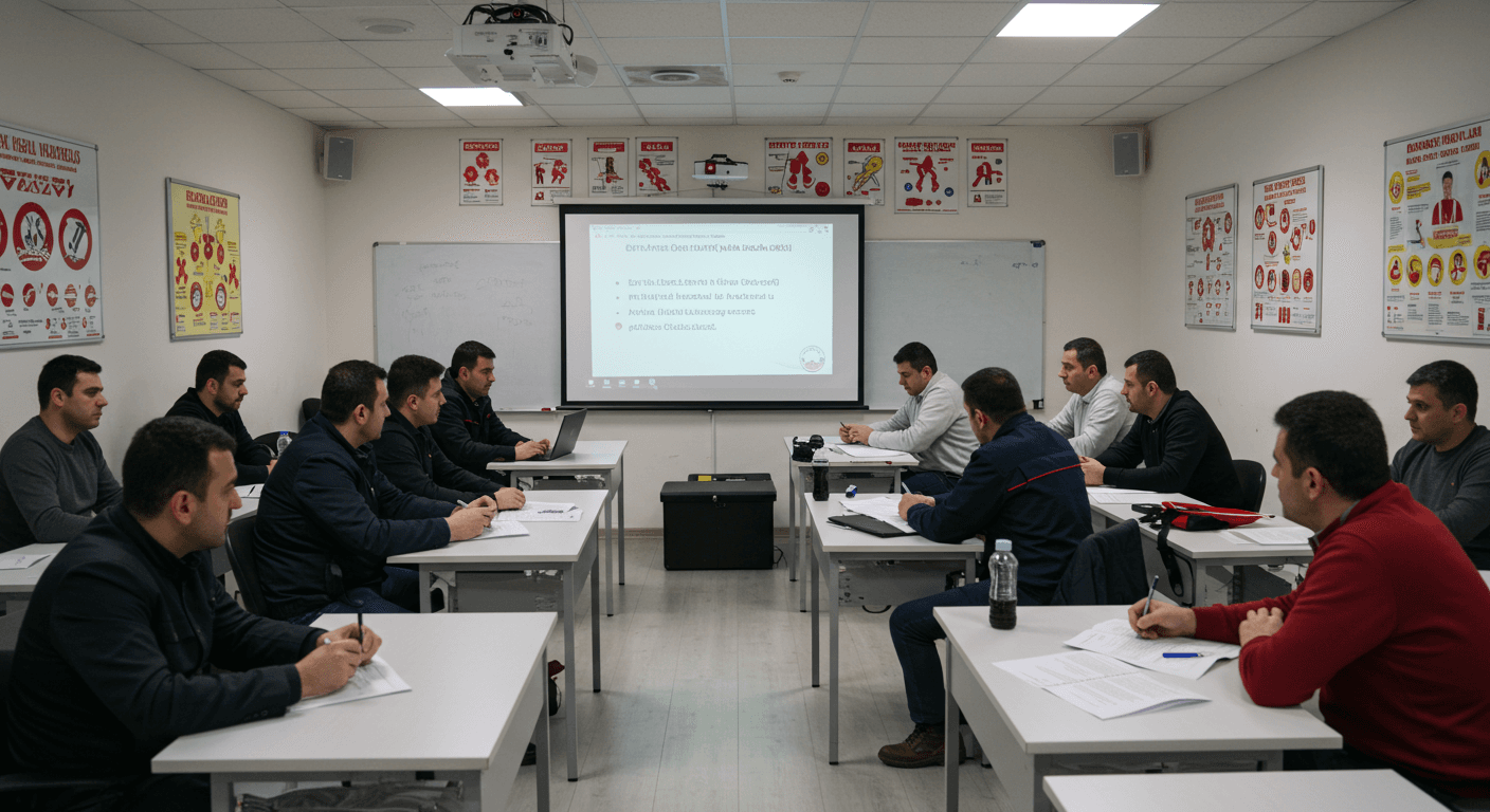 Beyoğlu iş güvenliği kursu eğitim sınıfı - Ofis Akademi İSG uzmanlığı eğitimi İstanbul Beyoğlu