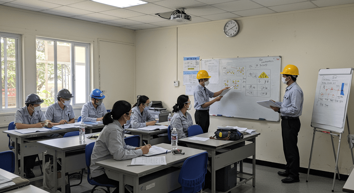 Çiğli iş güvenliği kursu eğitim ortamı