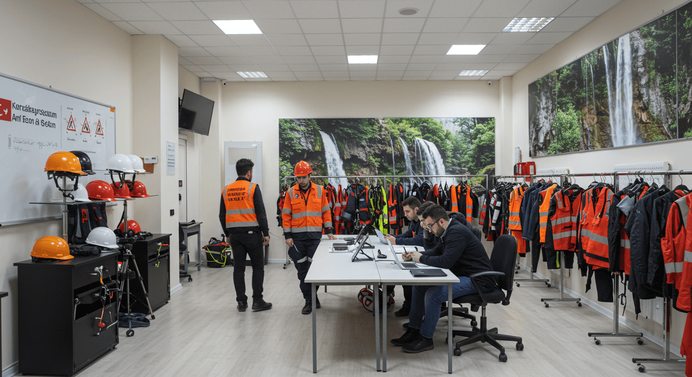 Döşemealtı iş güvenliği kursu eğitim ortamı - Antalya Döşemealtı İSG uzmanlık sertifika programı OSB sanayi ve inşaat sektörüne özel iş sağlığı güvenliği eğitimi