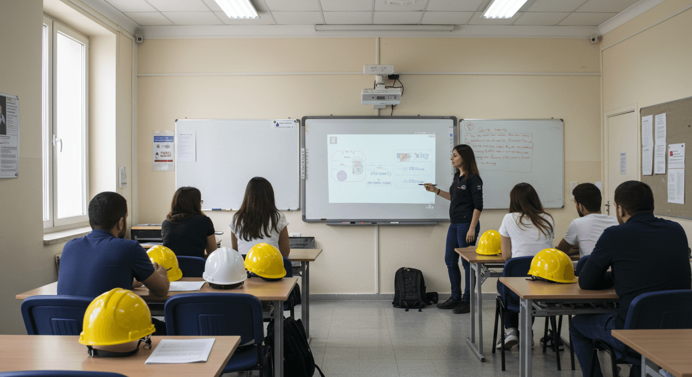 Foça iş güvenliği kursu eğitim sınıfı - tuzla ve dalış sektörüne özel İSG uzmanlığı eğitimi İzmir Foça