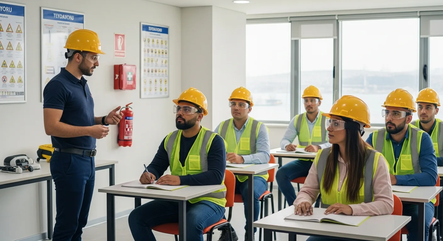 Kadıköy iş güvenliği kursu eğitim sınıfı - Ofis Akademi İSG uzmanlığı eğitimi İstanbul Kadıköy