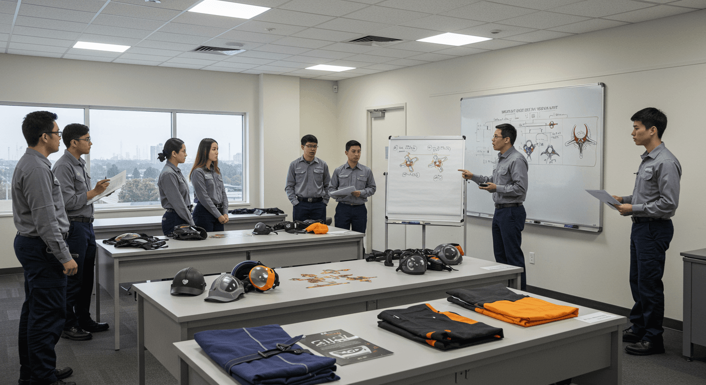 Nallıhan iş güvenliği kursu eğitim ortamı