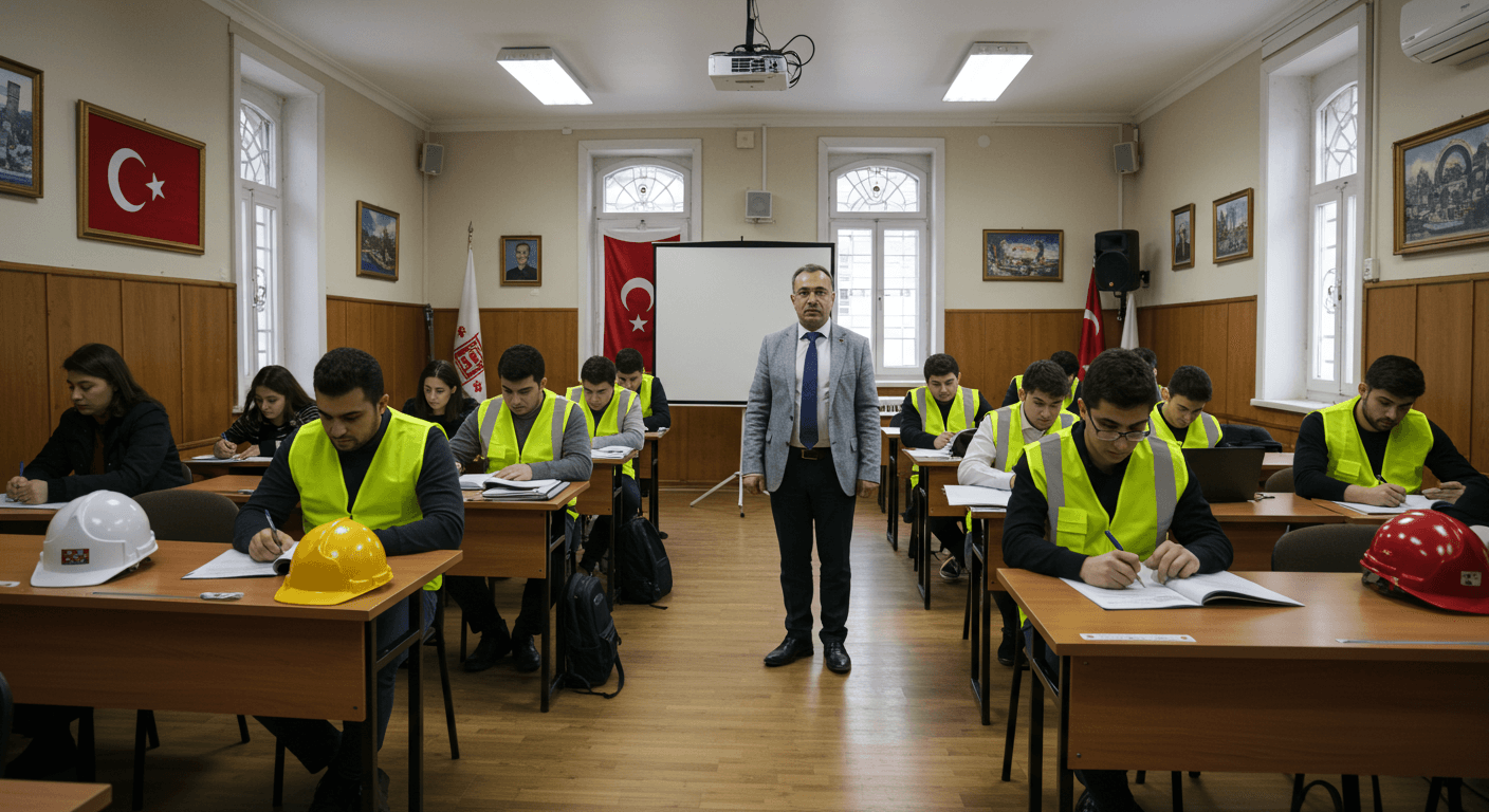 Osmangazi iş güvenliği kursu eğitim sınıfı - Demirtaş OSB otomotiv ve ağır sanayi sektörüne özel İSG uzmanlığı eğitimi Bursa Osmangazi