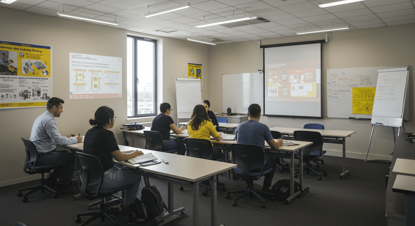 Silivri iş güvenliği kursu eğitim sınıfı - Ofis Akademi İSG uzmanlığı eğitimi İstanbul Silivri