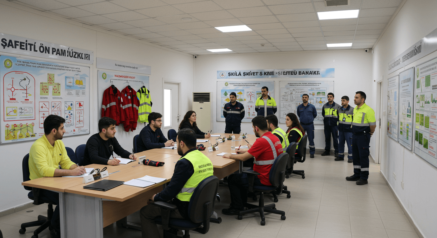 Yenişehir Bursa iş güvenliği kursu eğitim sınıfı - havaalanı apron ve tarım silo İSG uzmanlığı eğitimi Bursa Yenişehir